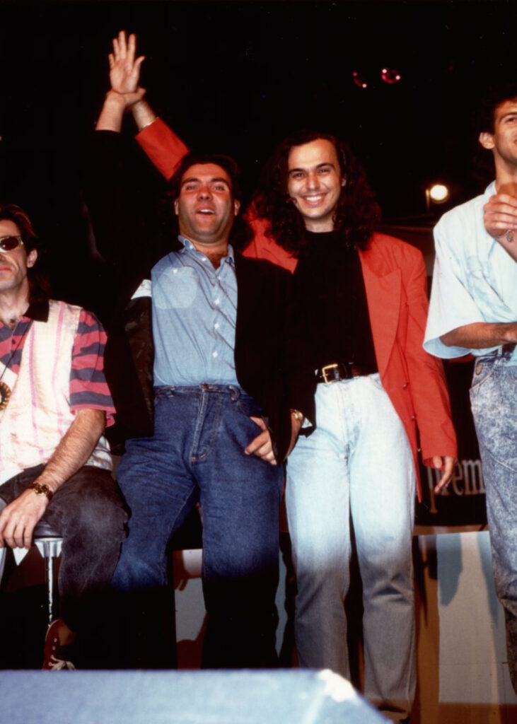 1991 Cantanti sul palco alla finale Premio Rino Gaetano - Termoli